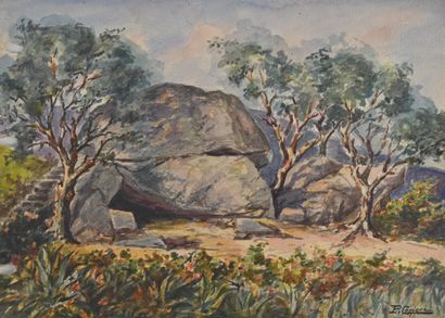 Paul Corizzi (1883-1953)
Grotte au Casone...