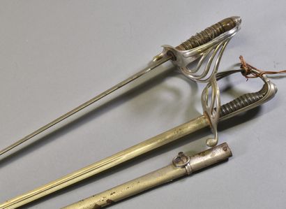 FRANCE 

Set of two swords model 1882

Nickel-plated...