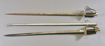 FRANCE

Set of two swords, one model 1882,...