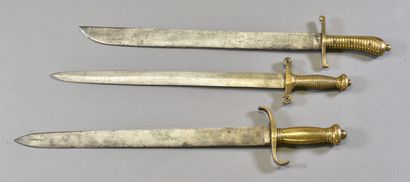 GERMANY 

Set of two lighter swords 

Striated...