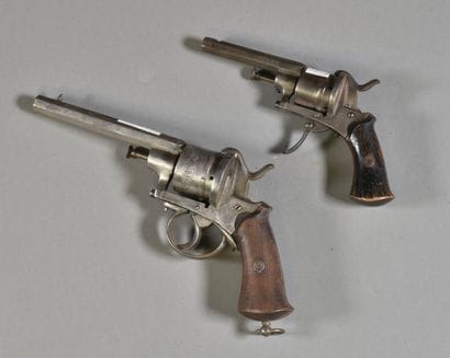 FRANCE

Set of two Lefaucheux type revolvers...