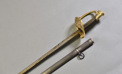 FRANCE

Sabre type 1845/1882

Gilded bronze...