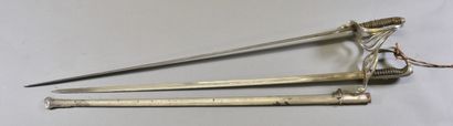 FRANCE 

Set of two swords model 1882

Nickel-plated...