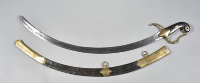 FRANCE 

Oriental style sword 

Ebony handle...
