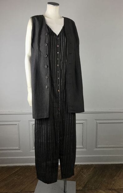 DRIES VAN NOTEN

Ensemble en lin mélangé...