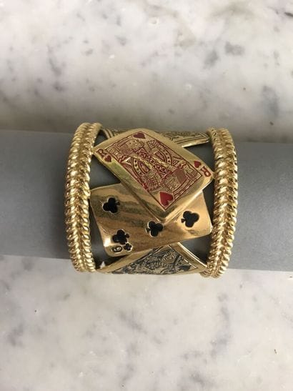 ISABEL CANOVAS

Large bracelet manchette...