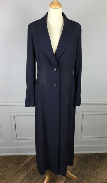 DRIES VAN NOTEN, sans griffe

Manteau long...