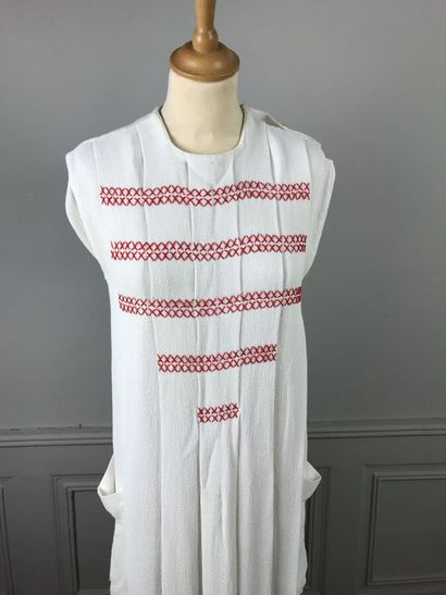GUY PAULIN

Robe longue en viscose blanc...