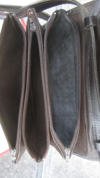 CELINE, circa 1965, small bag in canvas signed...