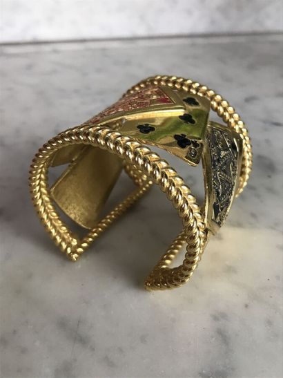 ISABEL CANOVAS

Large bracelet manchette...