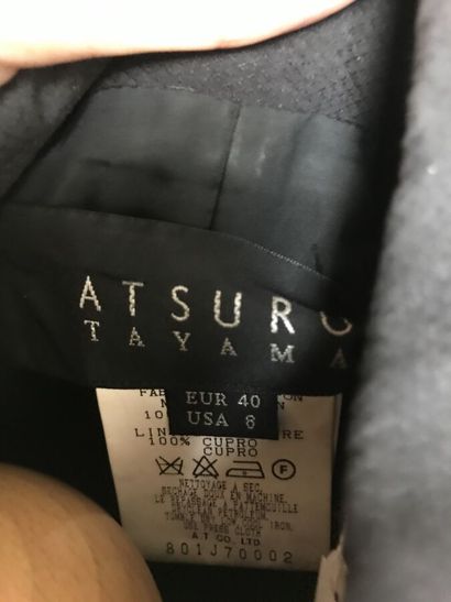 ATSURO TAYAMA

Veste en coton damassé noir...
