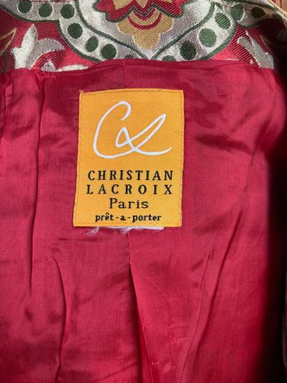 CHRISTIAN LACROIX prêt à porter

Circa 1980

Veste...