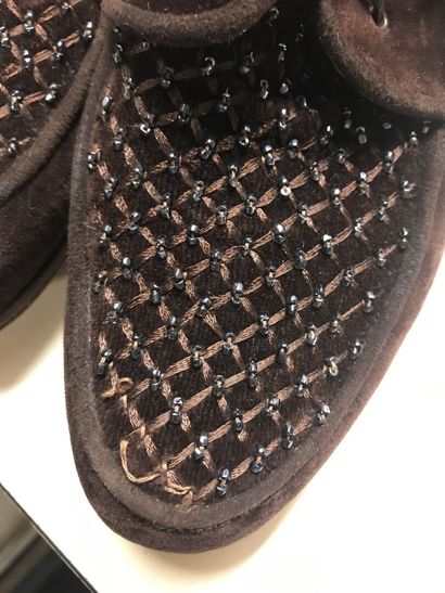 PHILIPPE MODEL

Paire de richelieu en velours...