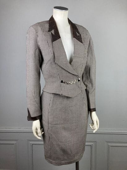 THIERRY MUGLER

Circa 1985

Tailleur pied...