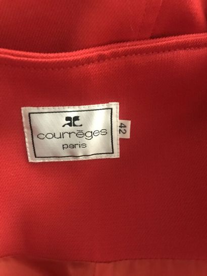 COURREGES

Mini robe trois trous en gabardine...