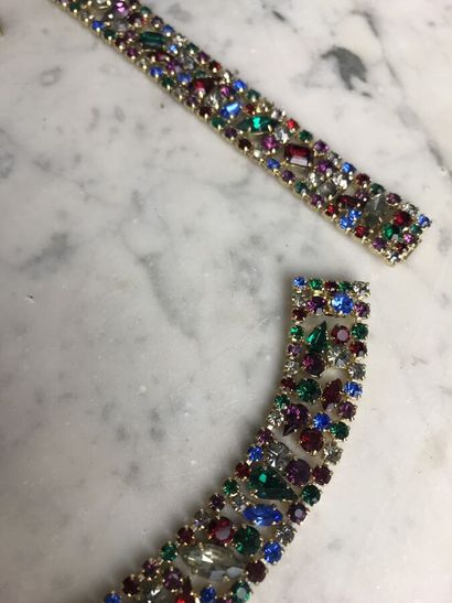 FRIED

Lot comprenant un bracelet et un collier...