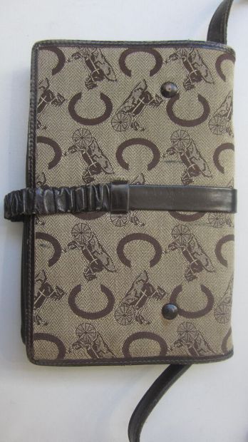 CELINE, circa 1965, small bag in canvas signed...