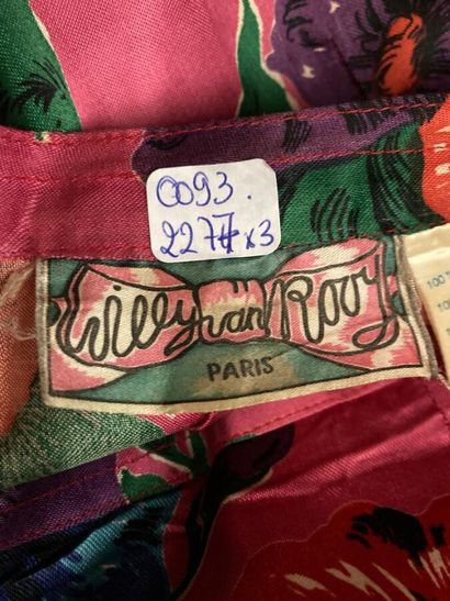 WILLY VAN ROOY

Ensemble comprenant une veste...