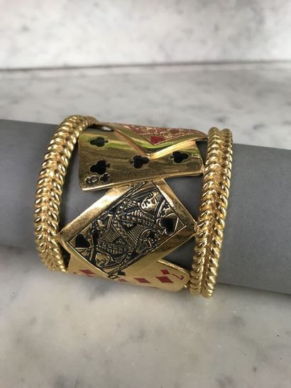 ISABEL CANOVAS

Large bracelet manchette...