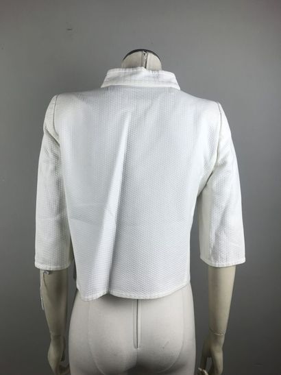 COURREGES

Veste courte en coton nid d'abeilles...