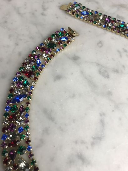 FRIED

Lot comprenant un bracelet et un collier...