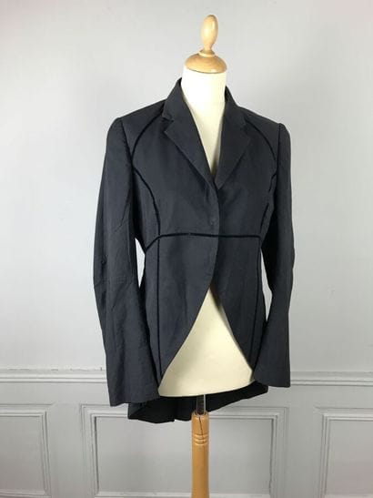 ATSURO TAYAMA

Veste en coton damassé noir...
