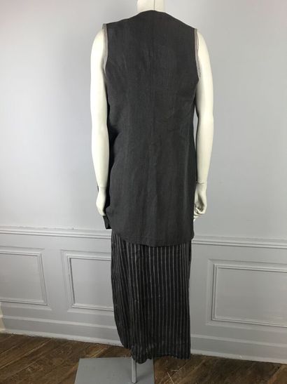 DRIES VAN NOTEN

Ensemble en lin mélangé...