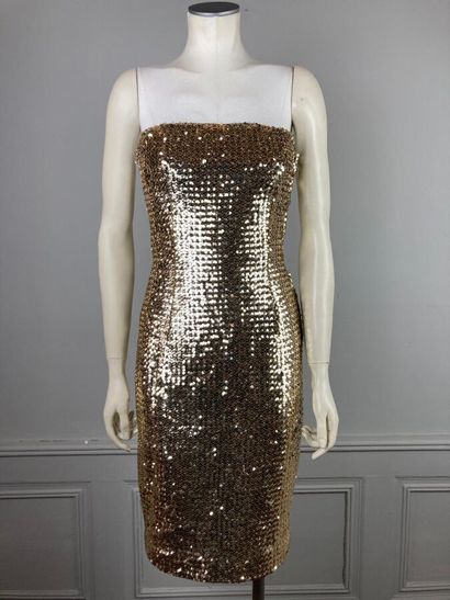 VICKY TIEL

Circa 1978

Robe courte bustier...