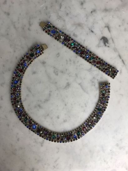 FRIED

Lot comprenant un bracelet et un collier...