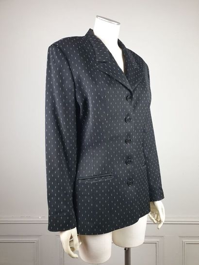 NORMA KAMALI

Veste noire à motif blanc,...