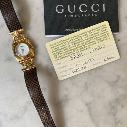 GUCCI

Montre modèle 6300 L, cadran en métal...