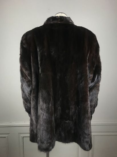 ANONYME

Veste 3/4 en vison dark pleines...