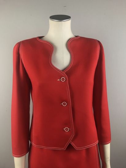 COURREGES 1995

Ensemble en gabardine de...