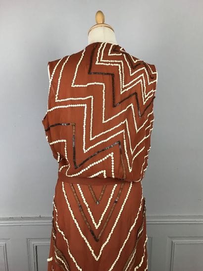 DICE KAYEK

Robe en mousseline terracotta...