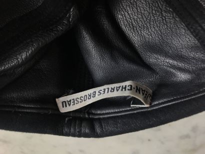 JEAN-CHARLES BROSSEAU

Black suede hat with...