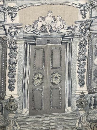 LOUIS VUITTON

Grand châle en étamine de...