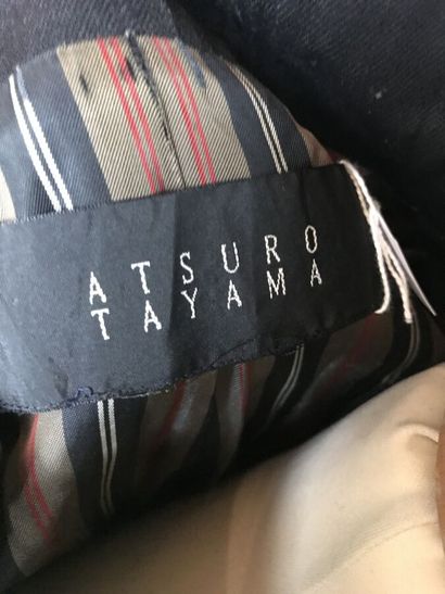 ATSURO TAYAMA

Veste 7/8ème noir froncé façon...