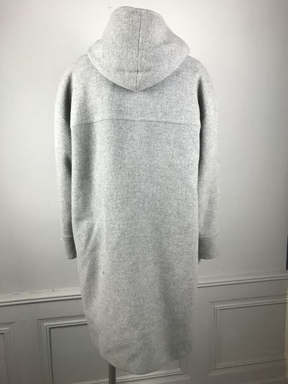 REVILLON

Caban 7/8ème en drap de laine gris...