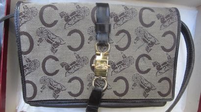 CELINE, circa 1965, small bag in canvas signed...