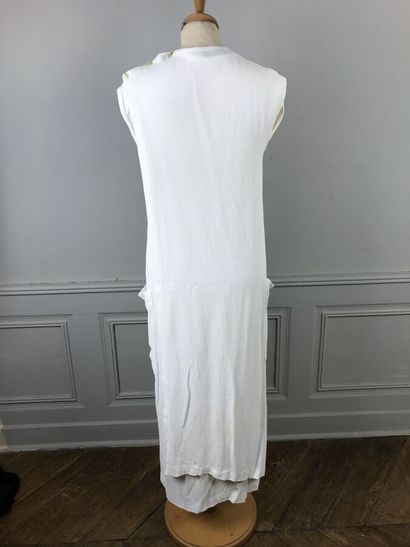 GUY PAULIN

Robe longue en viscose blanc...