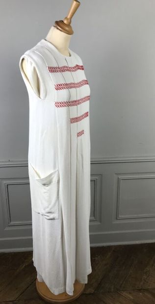GUY PAULIN

Robe longue en viscose blanc...