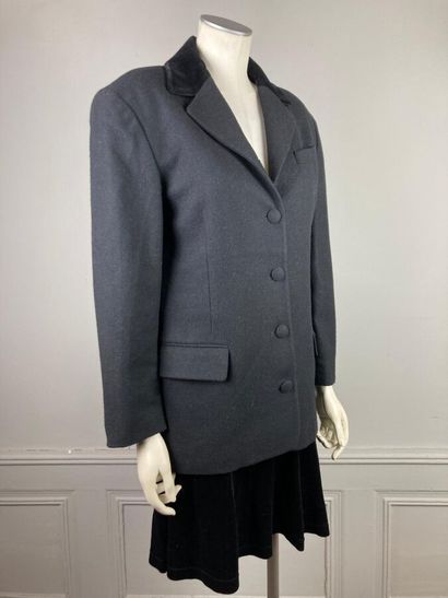 MICHEL KLEIN, ANONYME

Veste en drap noir,...