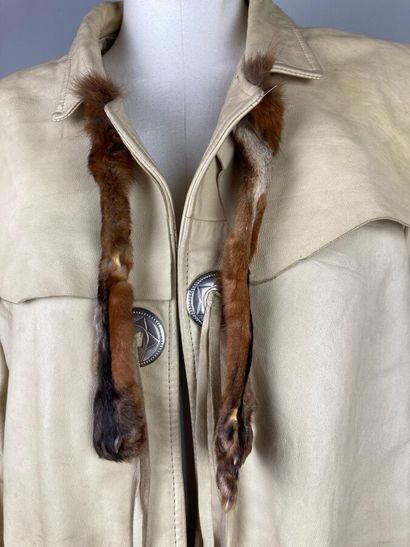 CHARLES CHEVIGNON

Circa 1980

Veste en cuir...