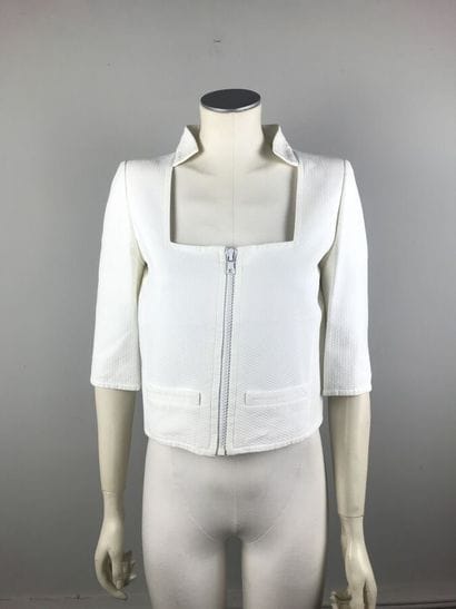 COURREGES

Veste courte en coton nid d'abeilles...