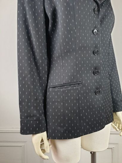 NORMA KAMALI

Veste noire à motif blanc,...