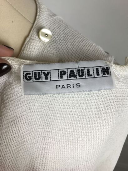 GUY PAULIN

Robe longue en viscose blanc...
