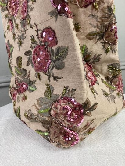 GERARD DAREL

Sac en toile florale beige...
