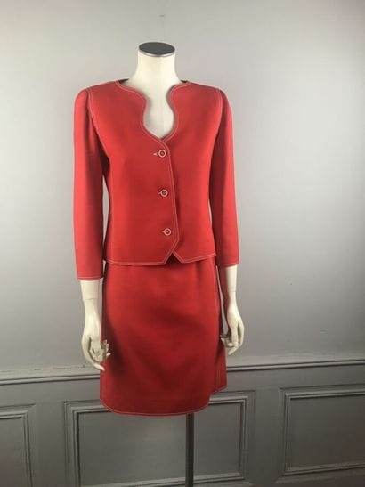 COURREGES 1995

Ensemble en gabardine de...