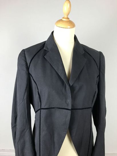 ATSURO TAYAMA

Veste en coton damassé noir...
