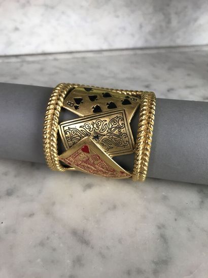 ISABEL CANOVAS

Large bracelet manchette...
